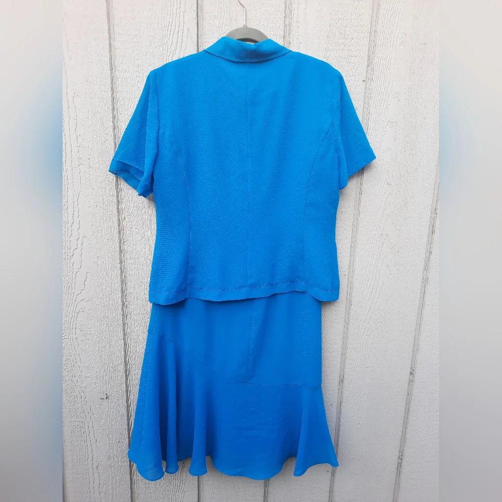 Danny & Nicole 2 Piece Dress and Jacket Size 14 - Picture 4 of 7
